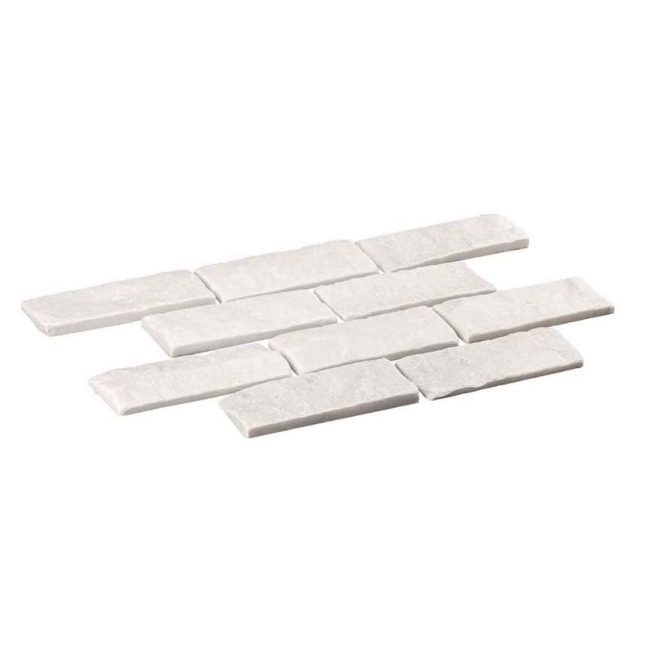 White Tumbled Split Face